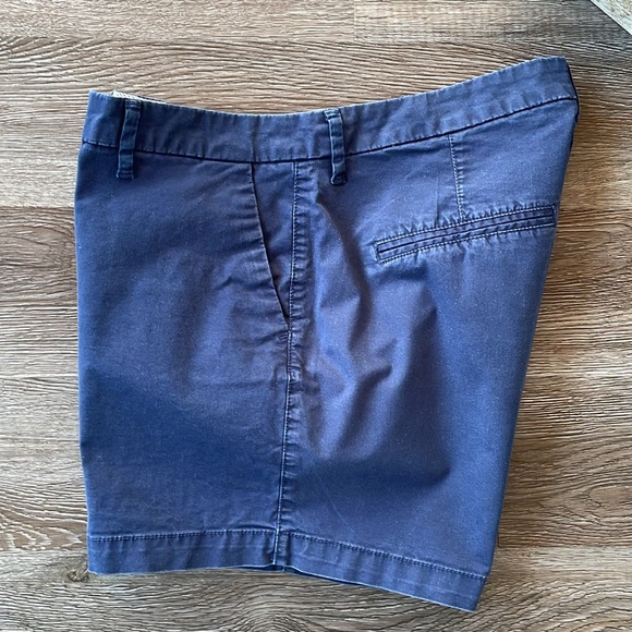 Old Navy Everyday Flat Front Shorts Navy Blue Size 8 - Picture 9 of 10